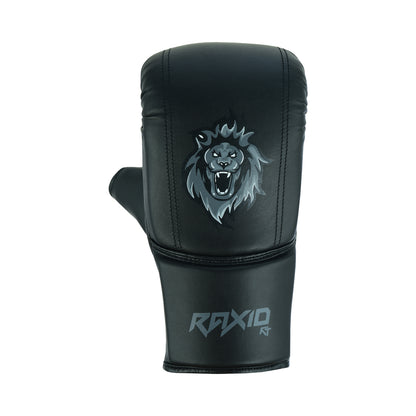 Raxid Fit Black & Gray Open Thumb Boxing Mits